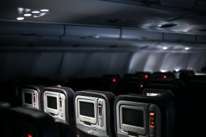 Darkened Plane Interior